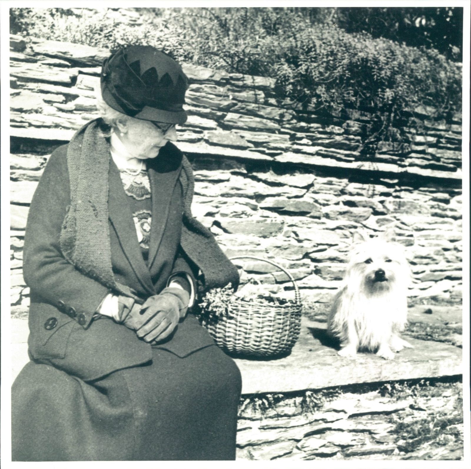 Mrs Portman with her dog, we celebrate the history of women at Hestercombe