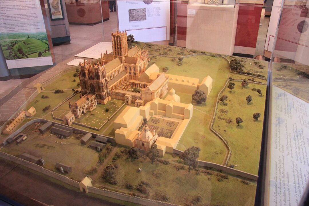 Fig 3 Model of Glastonbury Abbey 1539 Abbey Museum