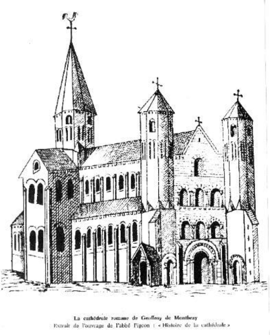 Fig 4 Romanesque Cathedral of Geoffrey de Montbray