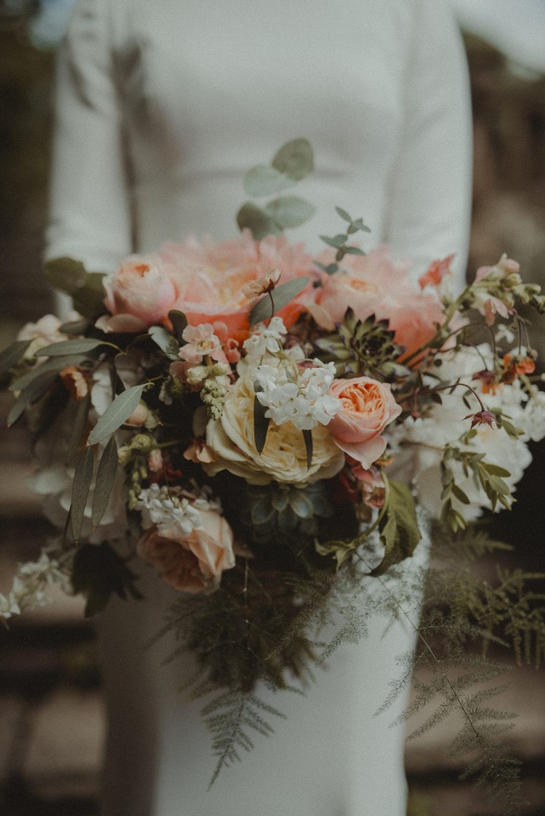 Be inspired by this couple's rustic Hestercombe real wedding, with an Orangery ceremony, rustic barn style reception and English garden flowers...