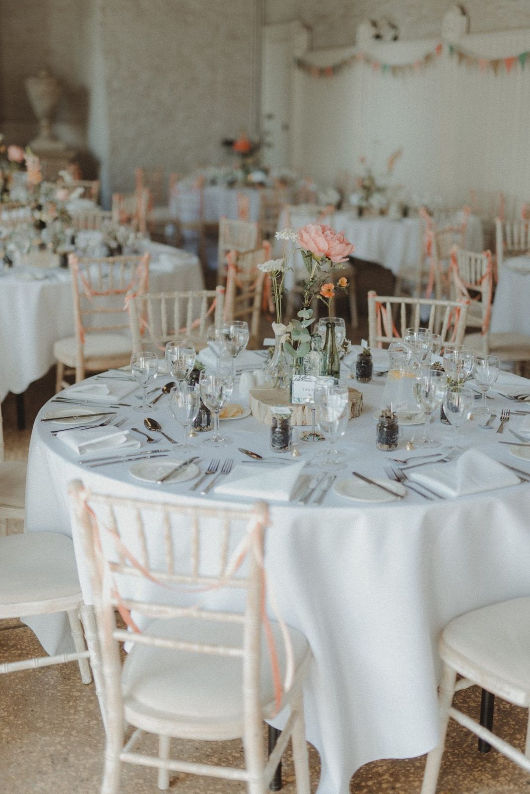 Be inspired by this couple's rustic Hestercombe real wedding, with an Orangery ceremony, rustic barn style reception and English garden flowers...