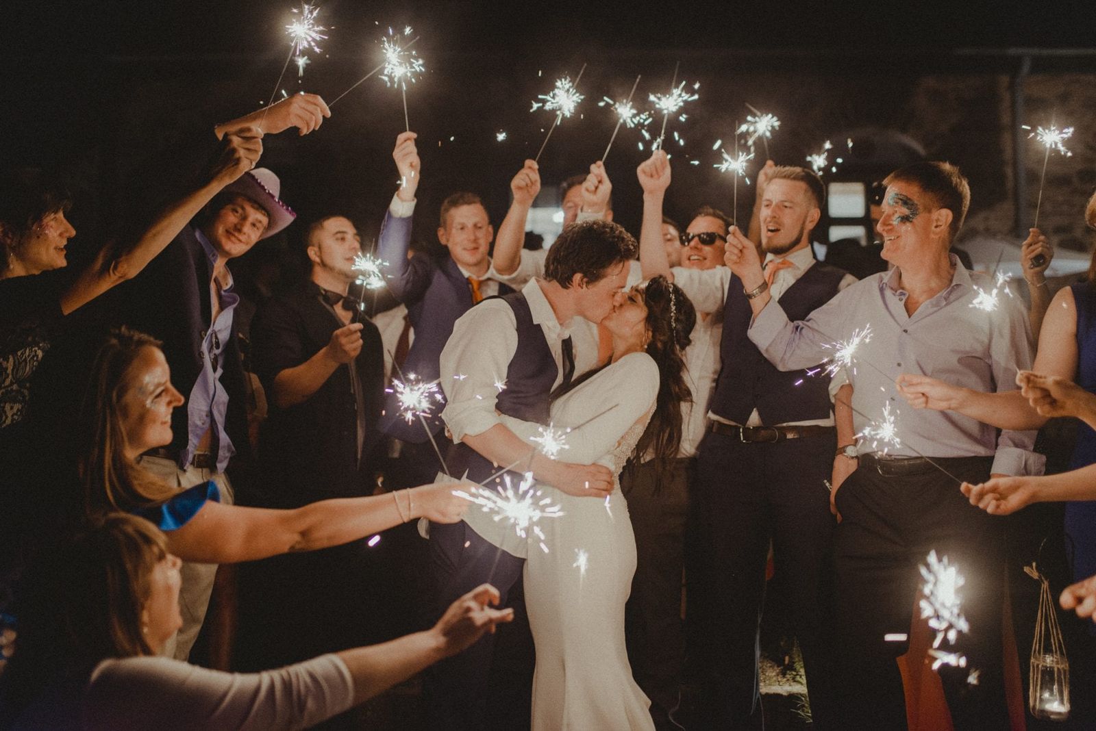 Night wedding at Hestercombe, courtesy of Gracious Photography