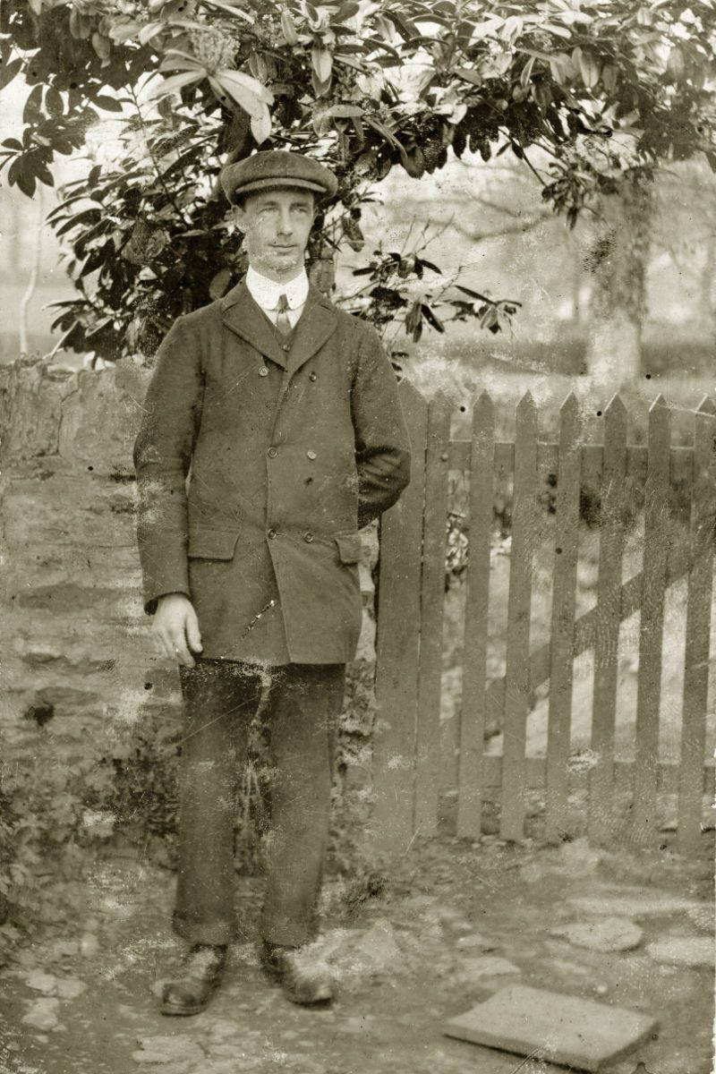 Fig. 7: Fred Humphris who became Mrs. Portman’s chauffeur, c.1905.