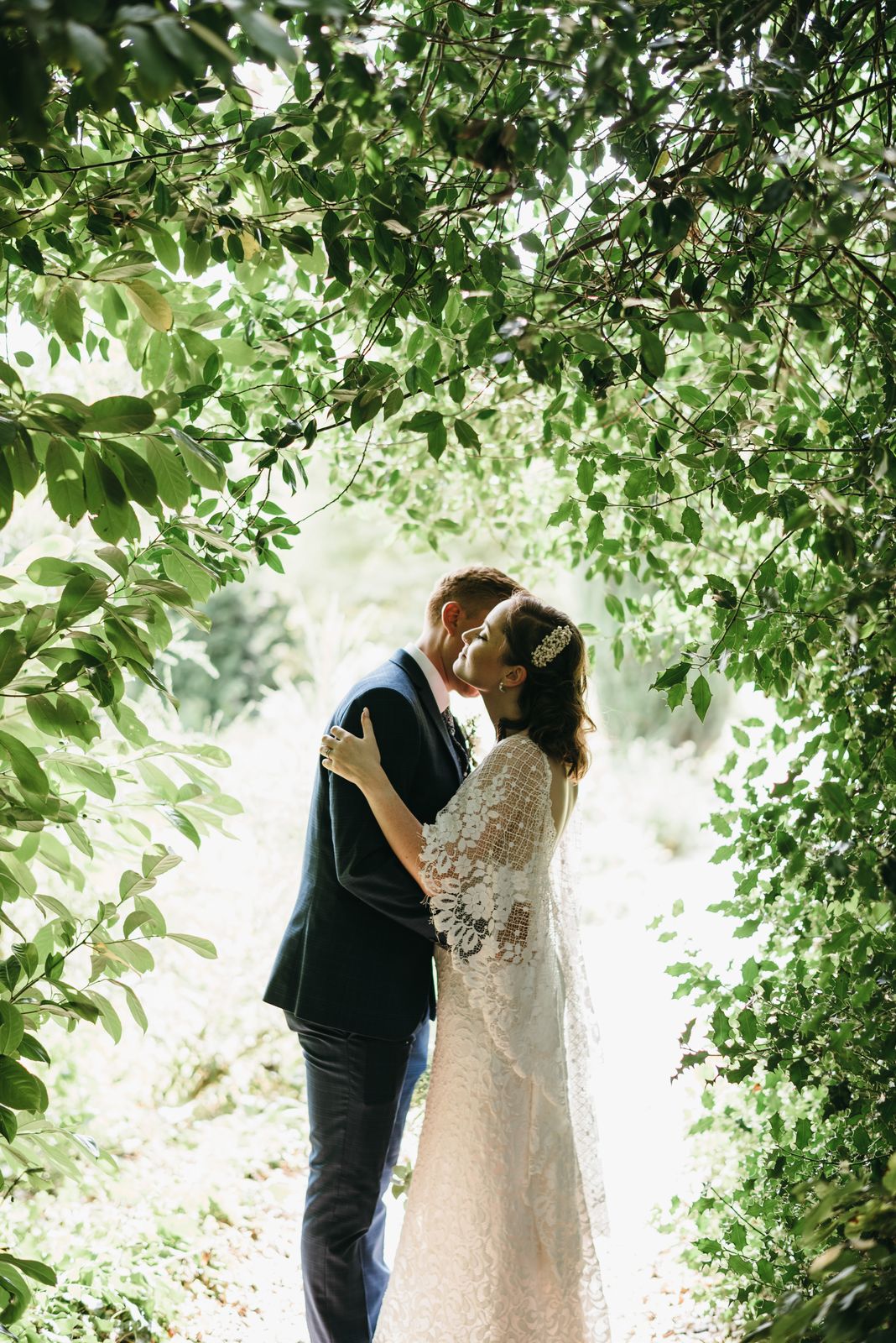 Boho orangery wedding, Somerset