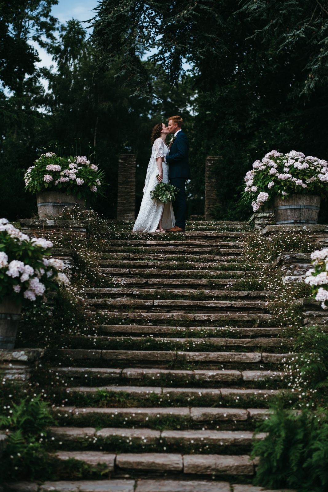 Summer boho wedding at Hestercombe