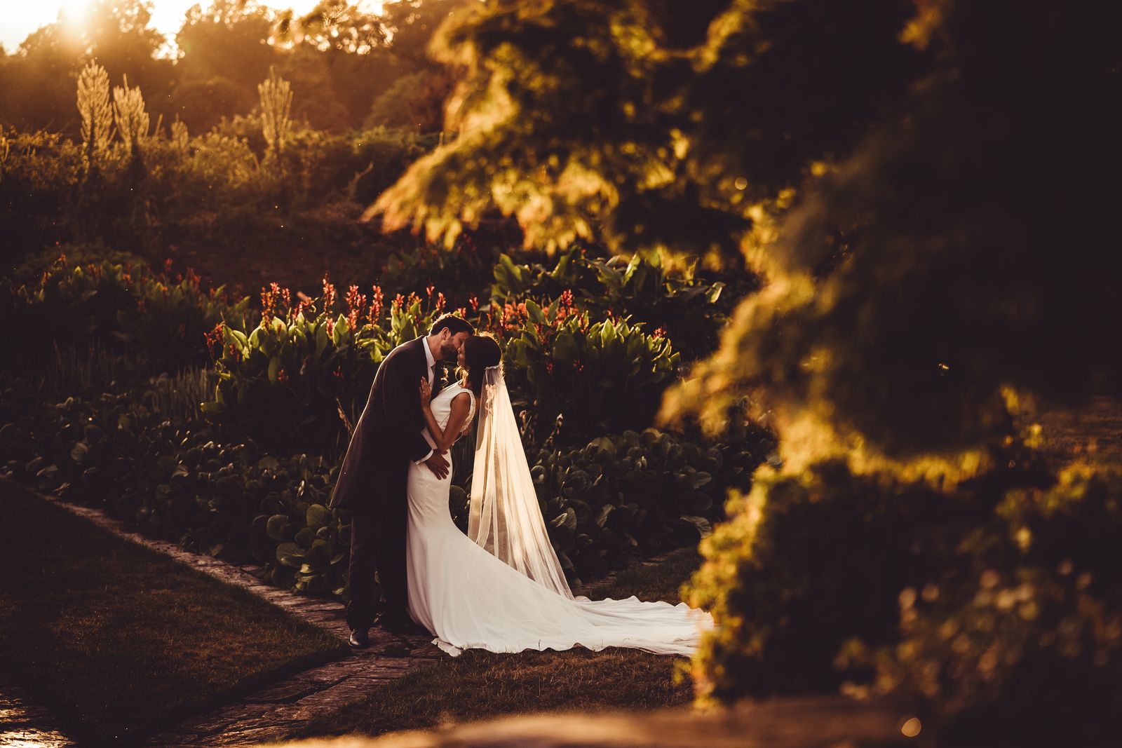 First married kiss by Jamie Dodd Photography