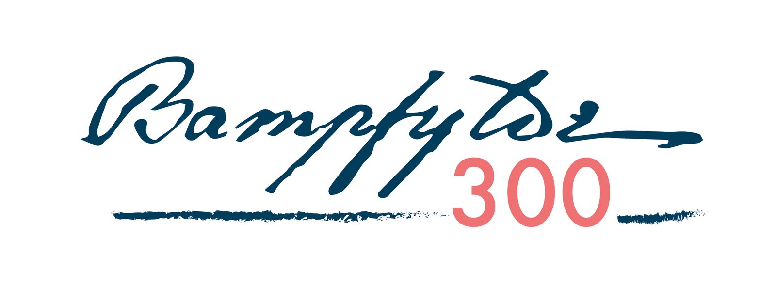 Bampfylde 300 logo - celebrating the tercentenary of Coplestone Warre Bampfylde