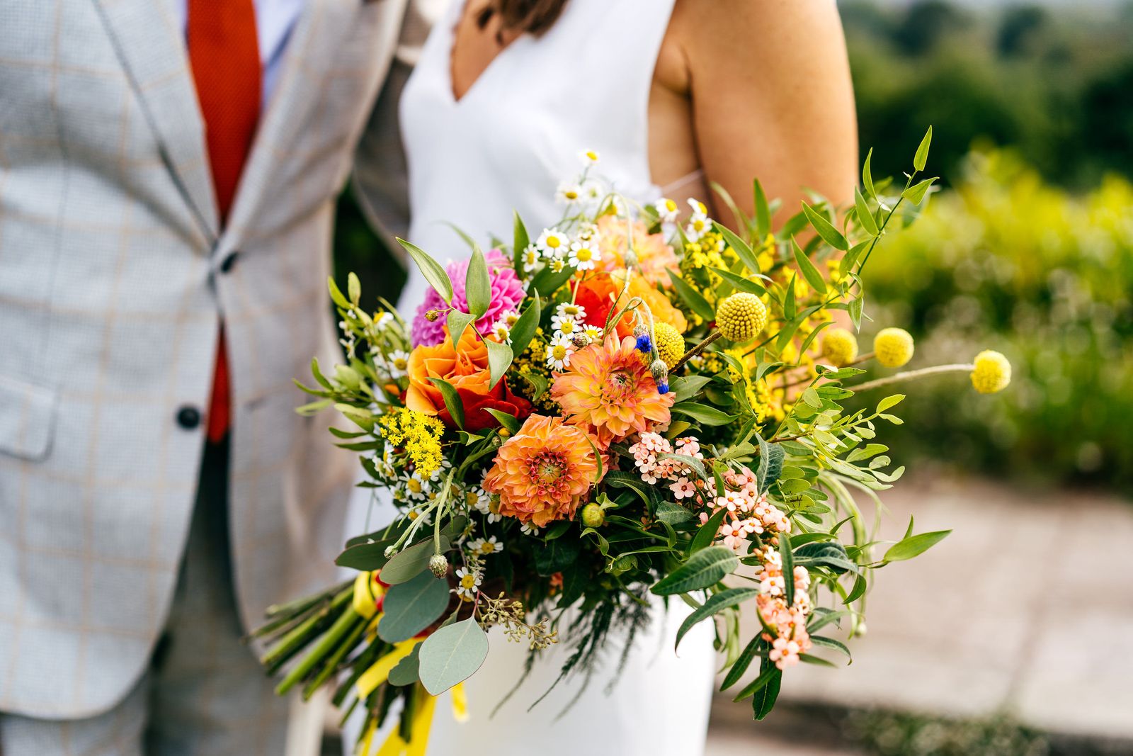 Jump behind the scenes of this balloon-filled, brightly coloured country house wedding in Somerset, complete with a dream outdoor ceremony in the temple.