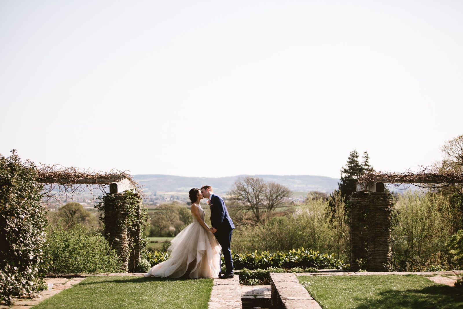 Photos in the gardens at Hestercombe wedding