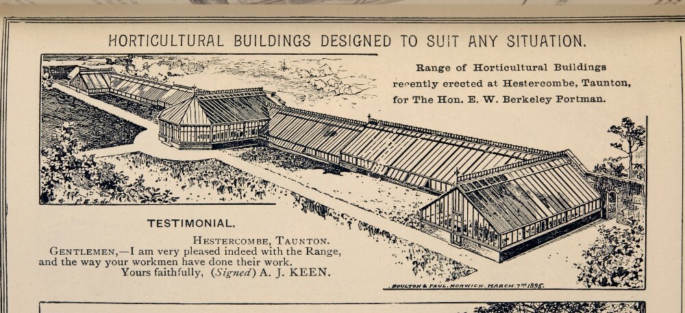 From the archives: the lost kitchen garden at Hestercombe