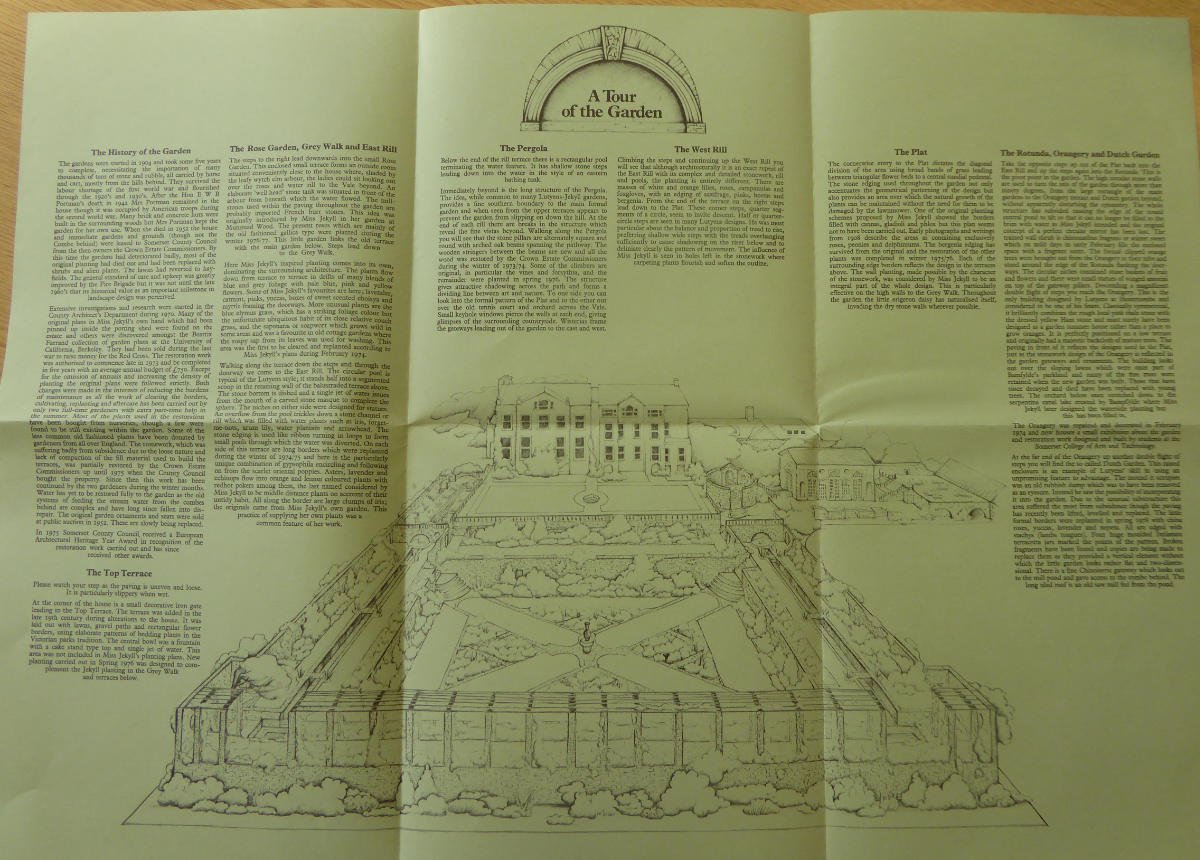 Fig. 18 Guidebook, 'Hestercombe House & Garden' 1980_somerset fire brigade-hestercombe