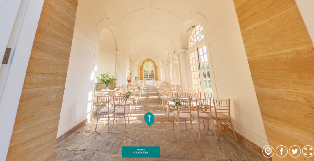 Hestercombe Virtual Wedding Tour entry